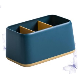 Ciieeo 2pcs Desktop Storage Box Multi-compartment Organizer for Sundries Stylish Dark Storage Container for Home and Cafe Keeps Desktop Neat and Tidy Convenient Access to Essentials