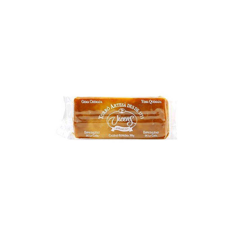 Yema Quemada (Crème Brûlée) Turrón by Vicens