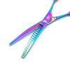 6.5"/8.0'' Professional Chunker Shear Twin Tail Downward Curved Pet Grooming