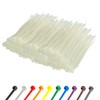 Gocableties Small White Cable Ties, 100mm x 2.5mm, Bulk Pack