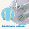 3 Pairs Reusable Household Cleaning Gloves, Skin-Friendly, Non-Slip, Extra Thick,