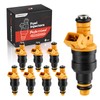 8 Pcs Fuel Injectors Compatible with Ford Lincoln Mercury Vehicles