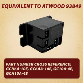 Pellethead Atwood 93849 AZ2280-1A-12D AZ22801A12D Power Relay for Water Heater Models GCH6A-10E, GC6AA-10E, GC10A-4E, GCH10A-4E, G9-EXT, GE9-EXT, GEH9-EXT, G16-EXT, GE16-EXT, GEH16-EXT