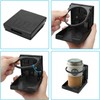 Adjustable car cup holder, 2-pack, foldable wall mounted plastic car