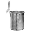 PRETYZOOM Pasta Strainer with Handle, Metal Pasta Cooking Basket, Insert