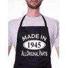 Made In 1945 80th Birthday BBQ Cooking Funny Novelty Apron