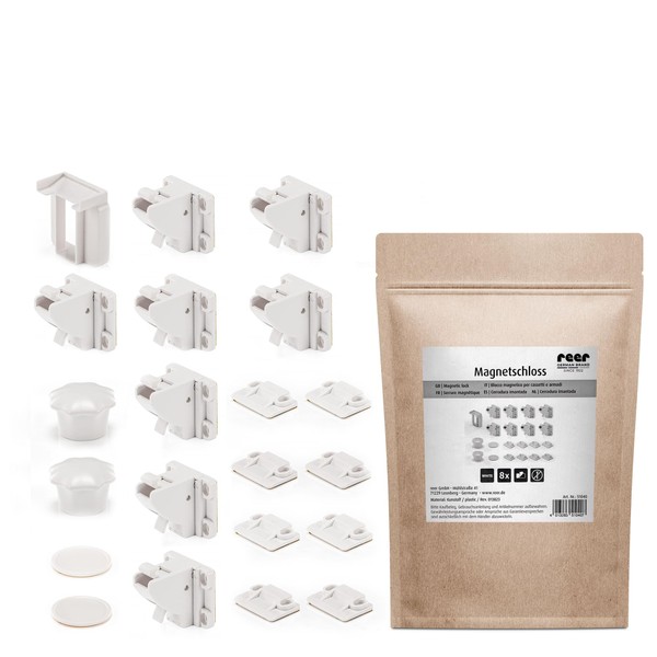 Magnetic Lock, Pack of 8 in Paper Bag, Magnetic Child