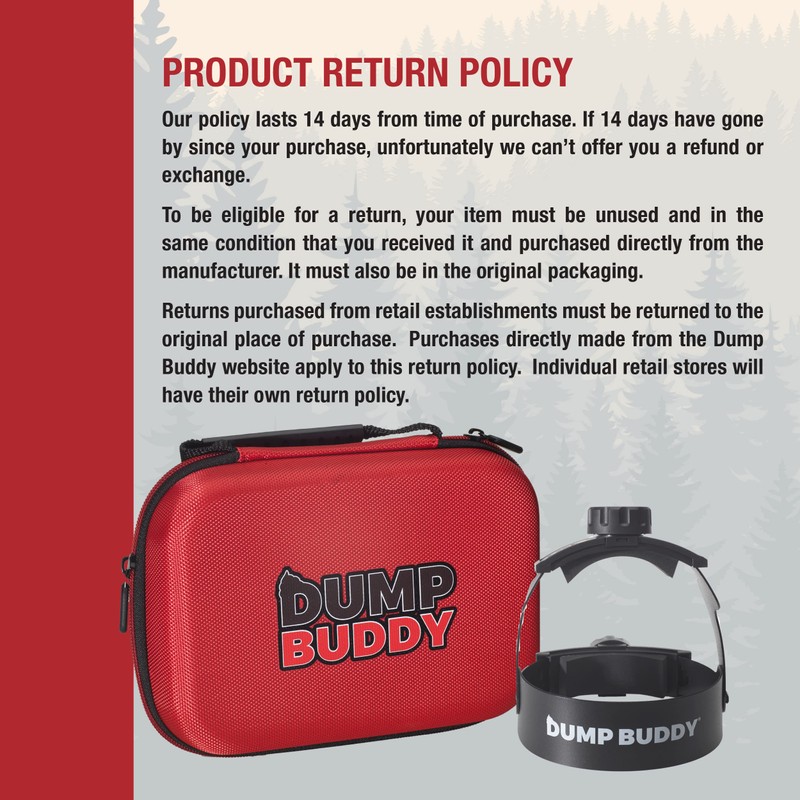 Dump Buddy RV Hose Fastening Device - Camper Sewer Accessory