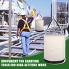 CNQLIS Utility Canvas Tool Bucket, 11.6" x 15" All Purpose