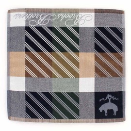 Brooks Brothers 125468-0001-02 Men's Handkerchief (Green) for Cleaning Glasses and LCD Screen (Green) [Microfiber] Business Men's Handkerchief, 9.4 inches (24 cm), green