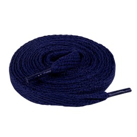 Kilter Flat Trainer Shoelaces - Navy Blue - 45 cm - 16 inch (1 Pair)