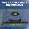 Tire Carrier Rack Compatible with 2014-2023 Polaris RZR XP 1000