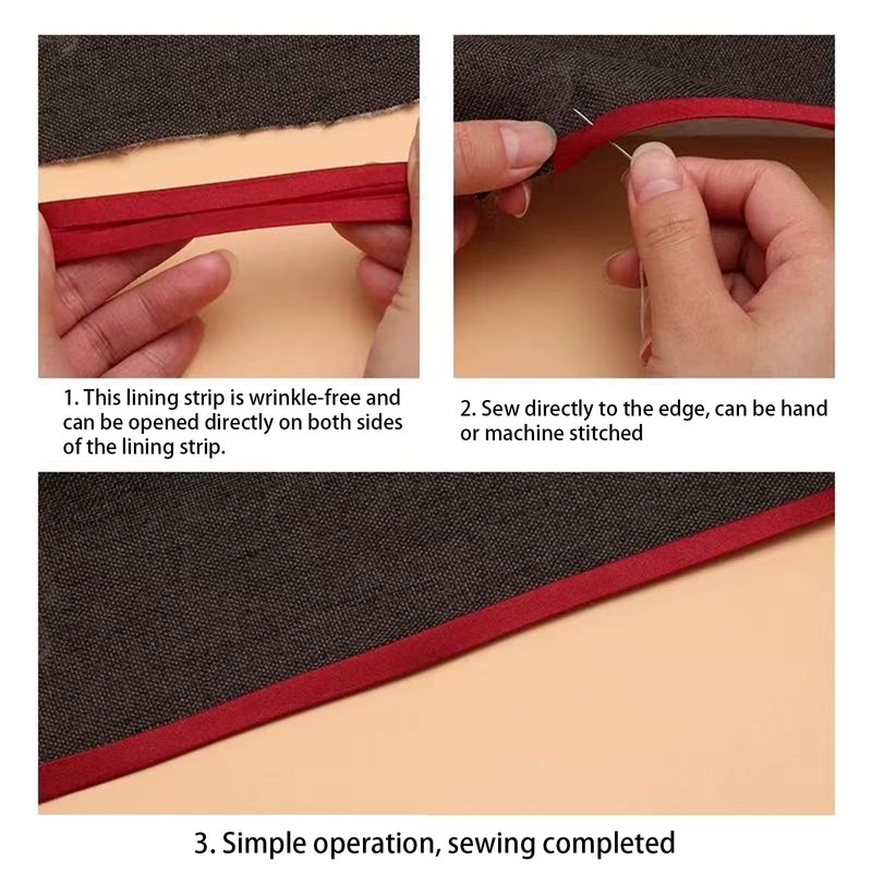 1cm*10m Satin Piping Trim, Polyester Piping Tape Cord for Sewing