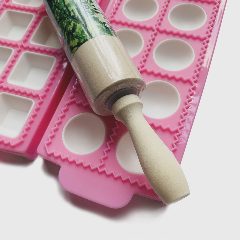 Gladworts Raviolamp Mould Dumpling Pastry Maker Mold for Large Round