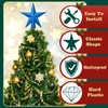 Mini Christmas Tree Topper, 3.35 Inch Small Star Treetop, Small