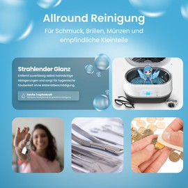 Mrs. SHINY - Ultrasonic cleaner concentrate for glasses, jewellery, teeth and more - For all ultrasonic cleaning devices - Ultrasonic Cleaner - 750 ml