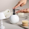 Mozacona Soap Dispenser Golf Ball Lotion Bottle Ceramic Liquid Dispenser