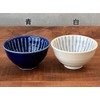ih-007-01 Tableware East Rice Bowl, Blue Tokusa, Japanese Tableware, Blue