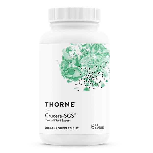 Thorne Crucera-SGS - Broccoli Seed Extract for Antioxidant Support - Sulforaphane Glucosinolate (SGS) - 60 Capsules
