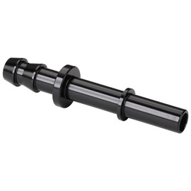 Podavelle 5/16 Hose Barb to 5/16 SAE Quick Connect Disconnect Male Fuel Fitting Adapter Aluminum Black