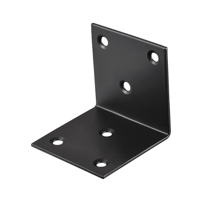sourcing map Corner Brace Angle Bracket Fastener Stainless Steel L