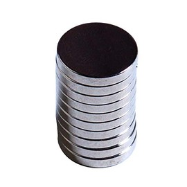 Good-L Neodymium Magnets, Round Shape, Commercial Use, 0.4 inch (9 mm), Thickness 0.06 inch (1.5 mm) / 10 Pieces