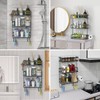 FLOLXNB Over The Toilet Storage Shelf, 3-Tier Bathroom Storage Organizer