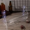 Suction Cup Refrigerator Rack Organizer Acrylic Refrigerator Storage Shelf for