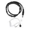 Throat Mic Earpiece 7.1mm Plug with Finger PTT Portable for