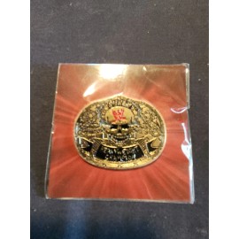 WWE Smoking Skull Heavyweight World Title Belt Loot Slam Crate Pin WWE NEW