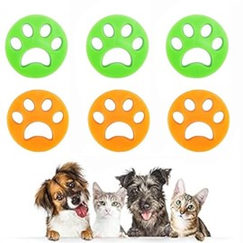 Tierhaarentferner 6 STÜCKE Haustierhaarentferner Waschmaschinen Haarfänger Waschmaschine für Tier Haar/Kleidung/Bettwäsche