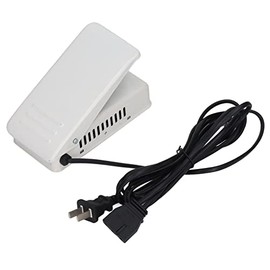 Pedal de Máquina de Coser, Acero Inoxidable Antideslizante 2.5A US Plug 110V Pedal de Repuesto para Máquina de Coser de Costura Doméstica