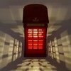 Creative Retro Classic Telephone Booth Night Light Touch Sensor Dimmable