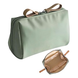 ​KEMUZ Women's Make Up Bag, Toiletry Bag, Waterproof Cosmetic Bag with Multiple Compartments for Travel, Business & Everyday Use, Compact & Lightweight, Pack of 1