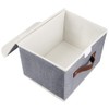 2Pack Storage Bins Boxes with Lids 10" x 8" x
