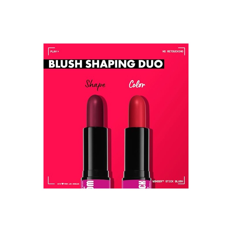 NYX Professional Makeup, Wonder Stick Blush, Rubor en barra, Light