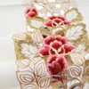 Embroidery Table Runner, Flower Table Runner Decorative Hollow Dining Table