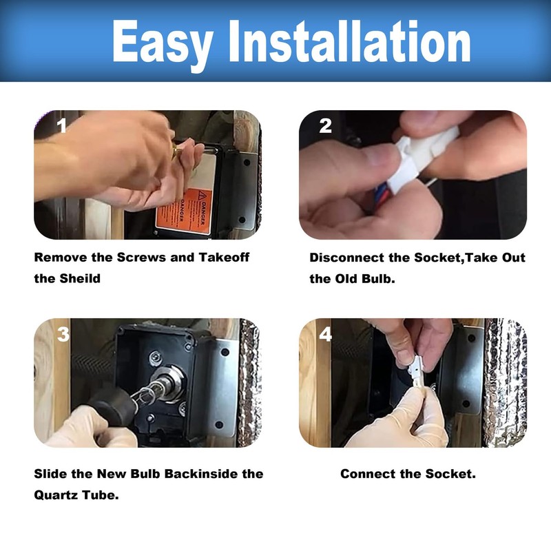 Clear Ray XL Replacement Bulb - ELEFOCUS 6472-841 Pool and