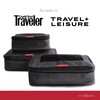 LeanTravel Compression Packing Cubes for Travel Organizers with Double Zipper