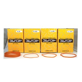 HOLIAKI Heart-In Rubber Band #460, 17.6 oz (500 g), 500-460N, Natural