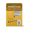 FGO Organic Chamomile Tea, 40 Count, Eco-Conscious Tea Bags, Resealable