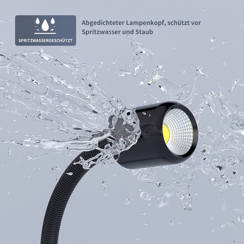 YouTeMei Flexible Gooseneck Light 8W LED Work Light with for