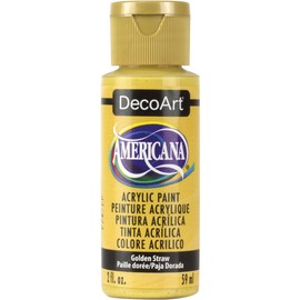 DecoArt Americana Acrylic Paint, 2-Ounce, Golden Straw, 1 Count (Pack of 1)
