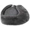 Seeberger Finola Lapeer Aviator Hat Winter Hat with Lining, darkgray