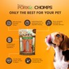 Pork Chomps Roasted Pressed Pork Skin Dog Chews, 4.5-inch Bone,