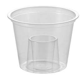 Efforias 100 X Bomb Shot Cups CE Marked Clear, 25CL, Sealed Pack Sleeve, Recyclable, Bomb Shots, Polypropylene, Crushable, Jagerbomb, Ideal for Redbull & Jagermeister