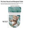 FUIALDOLG Cat Marble Toilet Lid Tank Covers Dustproof Sky Toilet