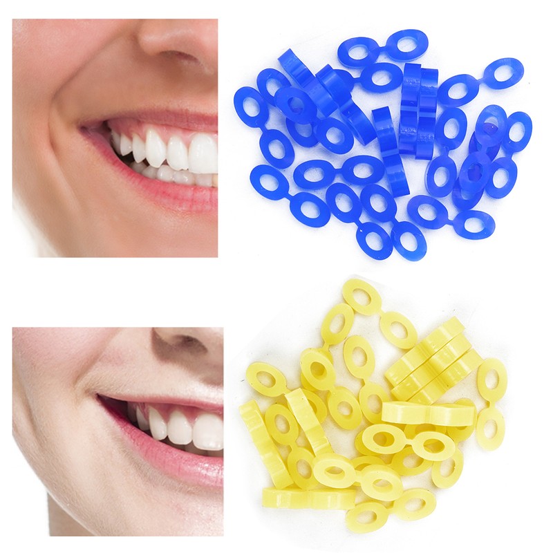 Dental Rubber Elastics Wedges Dental Elastic Fixing Wedges Dentist Material