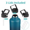 Konokyo Half Gallon Insulated Water Bottle with Straw,64 oz 3
