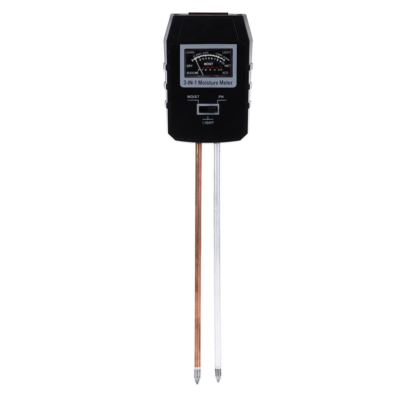 Soil Meter 3 in 1 Simple PH Moisture Plants Illumination